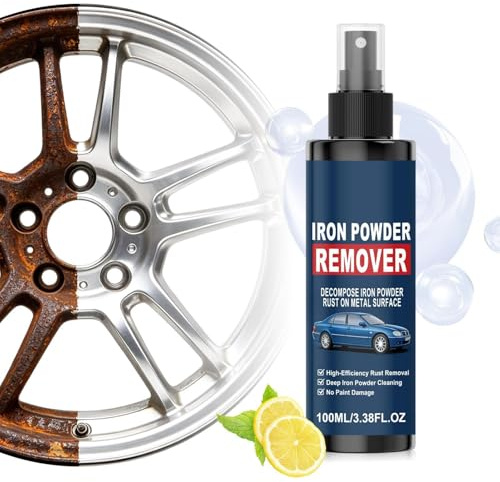 Genérico Eliminador De Óxido En Spray - Limpiador Potente y de Acción Rápida 100 ml | Inhibidor de Óxido en Spray,para Detallado de Motocicleta Frenos Coche Pintura Automotriz