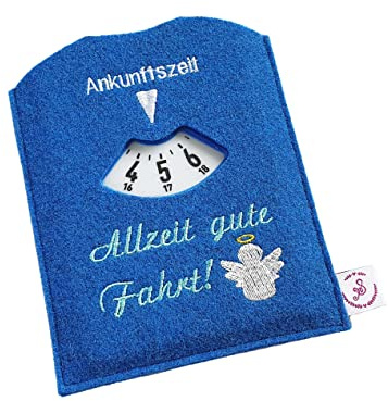 Parkscheibe „Allzeit gute Fahrt!“ mit Schutzengel zum Führerschein