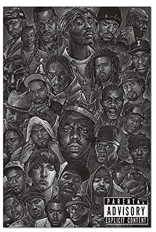 Grupo Erik - Poster Hip Hop All Stars - Deco Maison, Decoration Murale, Affiche Décorative
