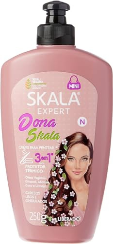 -Skala Expert- Crema para Peinar Dona 250gr - 100% vegano - Con aceites vegetales que fortalecen y dan brillo al cabello