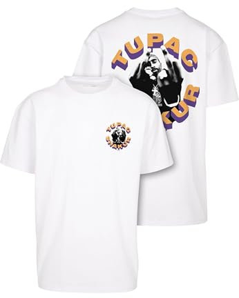 Mister Tee Herren 2Pac Toss it up Oversize Tee White, S