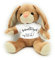 Kilala Kuscheltier Hase, Schutzengel T-Shirt, weich und waschbar, Glücksbringer 19 cm groß, Geschenk zur Genesung, Geburtstag oder als Talisman