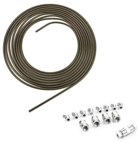 LST 5m Bremsleitung pulverbeschichtet Bremsrohr Stahl Ø 4,75mm mit Verbinder