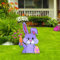 Osterhase Osterdeko Hase Gartendeko Figur Vintage Deko Frühling Gartendeko Metall Ostereier Osterdeko Ostern Gartenstecker Hasen Figuren Draußen Deko Ostern Geschenke Deko für (XD-A, One Size)