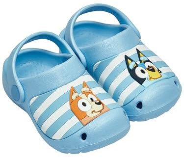 Bluey Boys Clogs | Bingo Kids Clogs | Boys Pool Shoes | Blue | 5
