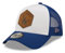 New Era Truckercap Los Angeles Dodgers MLB Baseball Patch Mesh LA Cap Kappe verstellbar weiß blau - One-Size