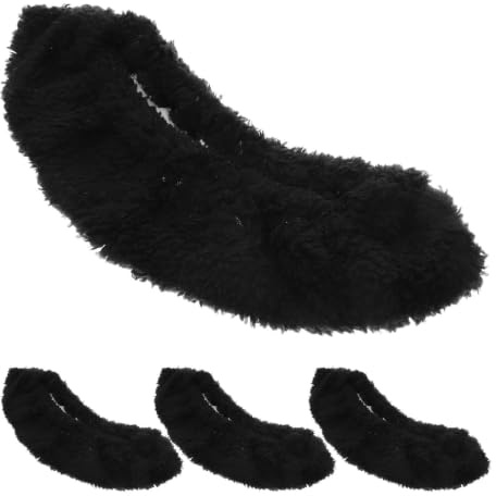 Cabilock 2 Paires Protège-Patins de Hockey pour Garçon et Filles en Peluche Polyester Absorbant l'eau, Léger et Élastique, pour Patinage Artistique et Hockey Glace