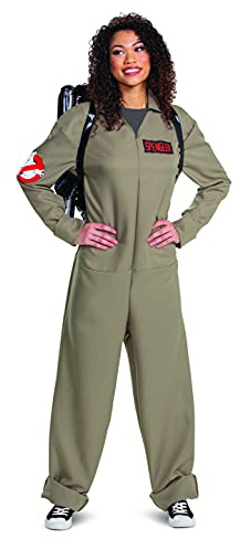 Disguise Offizielles Ghostbusters Kostüm Herren Damen Erwachsene, Halloween Faschingskostüm für Erwachsene Karneval Kostüme Geburstag Ghostbuster Costume Größ XL