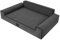 HOBBYGARDEN Hundebett Hundekissen Bett Kissen Haustierbett Hundekorb Hundeliegen Hundesofa Hundecouch Liegen Sofa Tierbett Weich, Schwarz, 116 x 78 cm