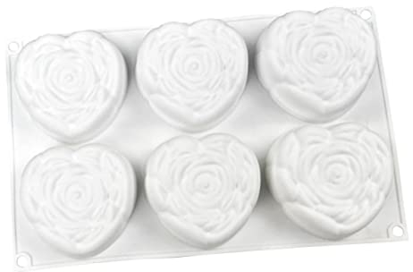 Cabilock Amour Rose Moule Chocolat Silicone Moules Chocolat Moules Silicone Coeur Moules Silicone Bonbons Moule Silicone Moules Moule De Cuisson Silicone Beurre Moules Bac À Glaçons Coeur