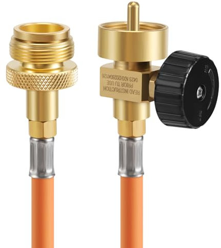 Poggapp Welding Torch Hose CGA600 1.5M (5Ft) Hose and Belt Hook for MAPP Torch Extension Kit