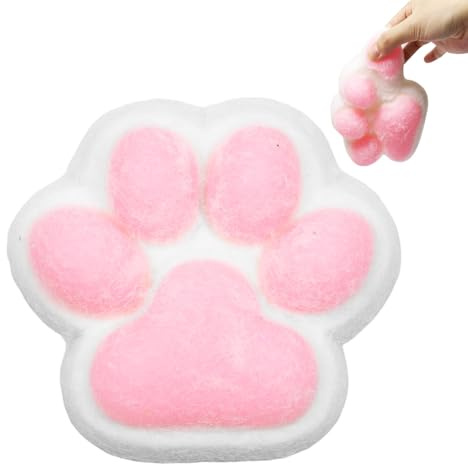 KIKVTER squishy Paw, katttass Stora anti-stressleksak, mjuka katttassar för barn och vuxna