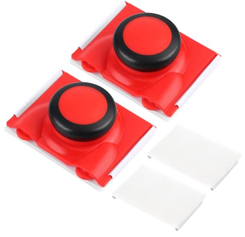 Herramienta para Bordes de Pintura,Herramienta para Pintar Bordes Herramienta Multiusos para Cortar Bordes de Pintura con 2 Almohadillas de Repuesto(Rojo)