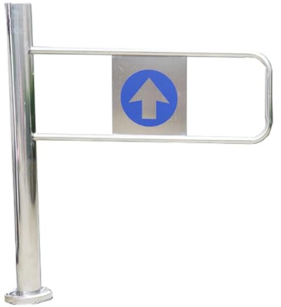 Cancello di sicurezza per ingresso supermercato, porta pedonale in metallo a molla, chiusura automatica, cancello a 1 via, per biblioteche, negozi e aree panoramiche (destra, 70 x 97 cm)