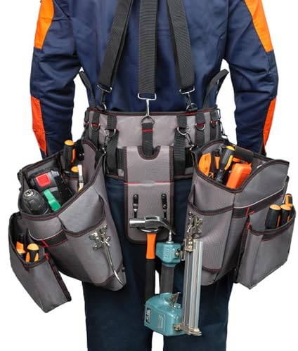 Cinturón Portaherramientas Para Hombre Chaleco Organizador Multiusos