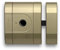 Cerradura electrónica invisible de alta seguridad int_LOCK BT. Acabado latón mate.