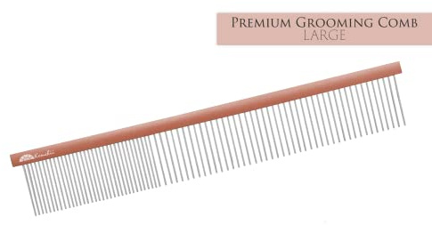 Kenchii Premium Satin Rose Gold Grooming Combs (Large)