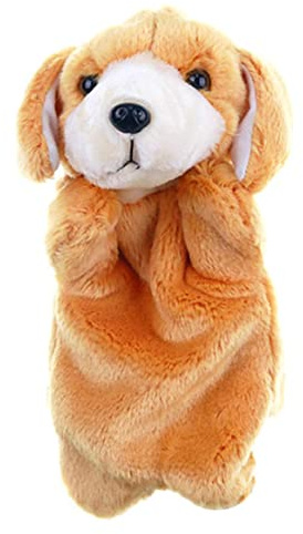 Marionnettes à Main, Marionnette à Main Animaux en Peluche Jouets Doux Petit Chien Marionnettes à Main Jouets éducatifs pour Enfants