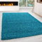 Miovani Hochflor Teppich 300x400 cm Türkis Blau - Besonders weicher Shaggy Teppich in vielen Farben & Größen für Dein gemütliches Zuhause - Teppich Wohnzimmer & Schlafzimmer