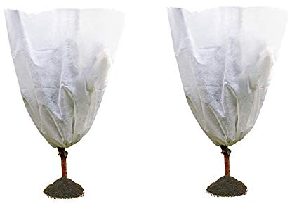 Pflanzenvlies-Frostschutzhülle, Pflanzen-Frostschutz, Pflanzen-Winterschutz-Frostschutzmantel for Sträucher und Bäume, schützt Ihre Pflanzen vor Schäden (2er-Pack, 2,6 x 3,2 Fuß), 240 x 200 cm ( Color
