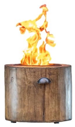 El Fuego Schwarze Feuerstelle, kein Holz erforderlich, 90% weniger CO2, kein Holzrauch, 3x günstiger zu betreiben als herkömmliche Feuerstelle, ideal für jeden Garten, Camping, Veranstaltungen im