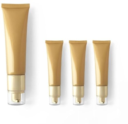 Aspire 4-pack 1,7 oZ/50 ml plast kosmetisk luftlös pumptub BB Cream Soft Tube