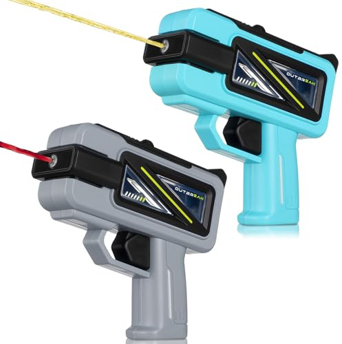 Vertintong 2 Pcs Alcohol Shot Gun for Drinking, 4 oz, Gray, Blue