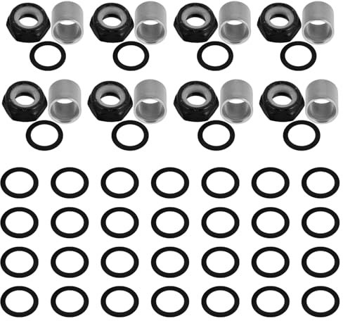 UPKOCH Skateboard Schrauben Mit Metall Muttern Scheiben Hülsen Spacer Und Speed Ringe Für Skateboard Truck Hardware Zubehör