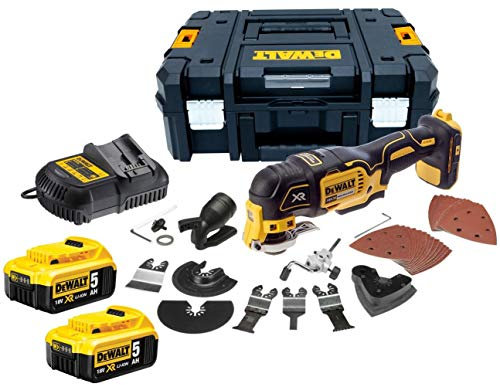 Dewalt DCS355P2 18v XR Brushless Oscillating Multi Tool + 35 Accessory 2X 5.0AH