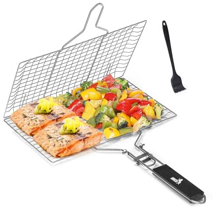 UNCO Stainless Steel Fish & Vegetable Grill Basket