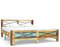 Hommdiy Bettgestell Vintage Holzbett Doppelbett Bett Massivholzbett Schlafzimmerbett Futonbett Bettrahmen Ehebett Recyceltes Massivholz 160x200cm