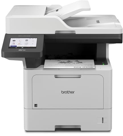 Brother MFC-L5915DW Monochrome Multifunction All-in-One Laser Printer, Wireless Networking, Mobile Printing & Scanning, Duplex Print, Copy & Scan, Amazon Dash Replenishment Ready (Renewed Premium)