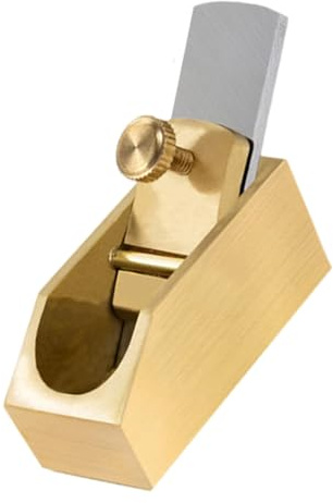 Uqezagpa Wood Planer Hand Tool Flat Bottom Thumb Plane Woodworking Planer Violin Plane Cutter Manual Push Planing Hand