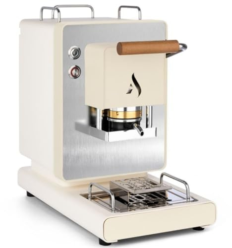 Aroma Iconica ESE 44 Kaffeepadmaschine (Weiß Matt)