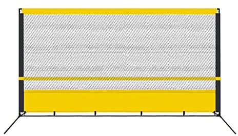 Rete da rimbalzo per tennis, rete da rimbalzo portatile per tennis, muro per allenamento tennis per interni ed esterni, attrezzatura per allenamento, rete da rimbalzo per tennis, per colpi da fondo