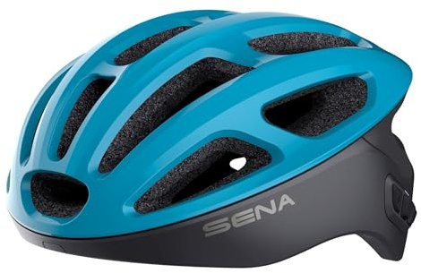 Sena R1 Smart Cycling Helmet (Ice Blue, Large)