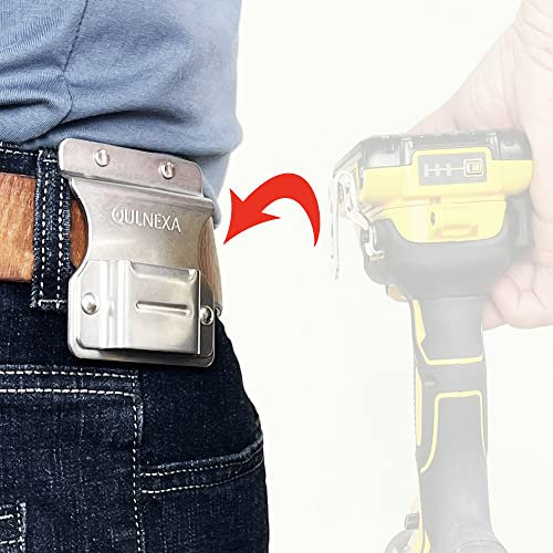 Clip-On-Werkzeuggürtel-Bohrer-Halter, Holsterwerkzeug, Gürtelclip für Maßbandhalter, Akku-Bohrer, Schlagbohrer, Nagler, alle Werkzeuge mit Aufhänger-Clips
