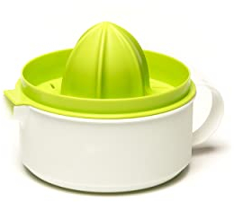 Amuse Manual Juicer Citrus Lemon Lime Orange Squeezer Fruit Press Built In Cup with Spout & Handle BPA Free