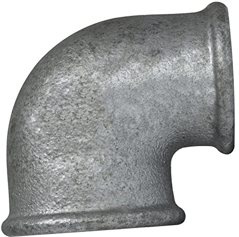AERZETIX - C65057 - Minskad armbåge i gjutjärn 1'' x 3/4 till 90° hona-kvinnlig - gängad rörkoppling för skruvning - galvaniserad finish - VVS uppvärmning vatteninstallation