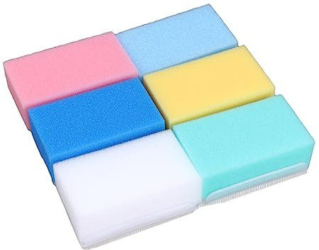 Beavorty 6stücke Teiliges Taktile Sensory Integration Training Badewannen-schwämme Für Junge Mädchen Massage-schwämme Gelb Weiß Grün Blau Und Hellblau Weich Und Hautfreundlich Für