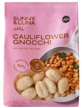 Sunny and Luna - Cauliflower Gnocchi 350g Vegan Plant-based Gluten Free Pasta