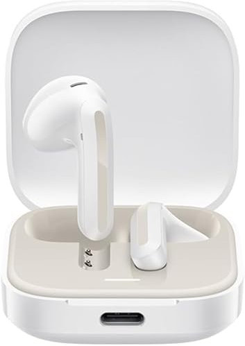 Xiaomi Redmi Buds 6 Active Wireles | Auriculares Bluetooth de 5.4 pulgadas | Batería de larga duración de 30 horas | Cancelación de ruido para llamadas | 5 modos de sintonización | IPX4 | Color Blanco