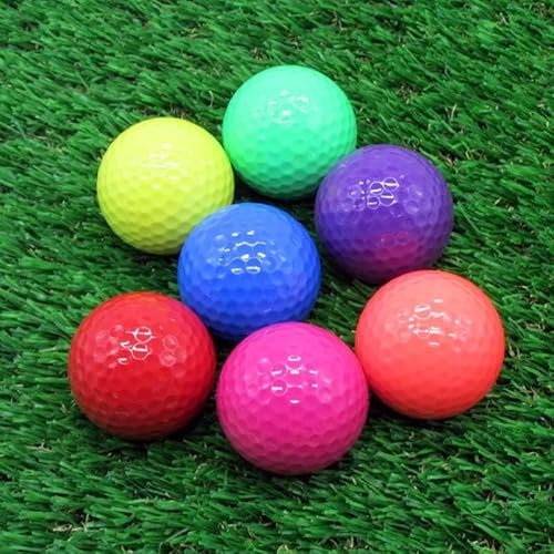 GXQZSZ Pelotas de Golf de Colores 8pcs Práctica Mini Bola para el Golf