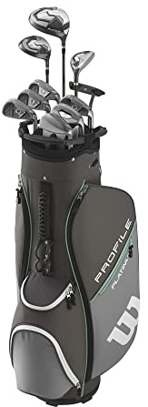 WILSON Golf Profile Platinum Packageset, Women's Right Handed, Cart