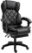 TRISENS Schreibtischstuhl Design Bürostuhl TV Bürosessel Chefsessel Relax & Home Office, Farbe:Schwarz