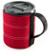 GSI Outdoors Backpacker Neoprene Mug I Infinity Lightweight BPA-Free Mug for Camping & Outdoors, 17 unces, Heathered Red