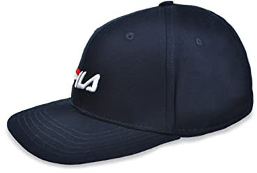 FILA Jungen Snapback 3D Baseball Cap, Marineblau, Einheitsgröße