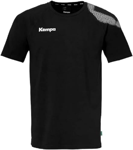 Kempa Garçon Core 26 Handball Sport-t-Shirt Tee Shirt Vetement Fonctionnel Maillot pour Adultes Et Enfants, Noir, 164 EU