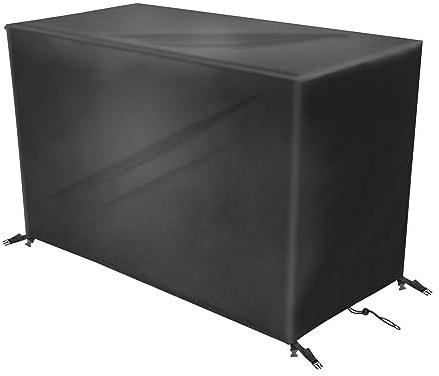 YZXCMHJ Funda para Muebles de Jardín 70x50x90cm,Funda Mesa Jardin Impermeable,Funda Protectora para Conjunto Jardin,Cubierta de Muebles de Exterior,420D Tela Oxford Funda Sofa Exterior,Negro