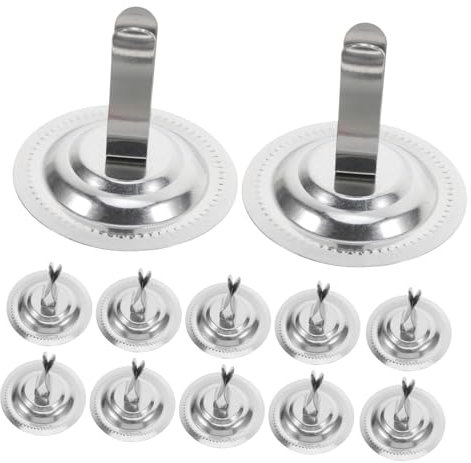 SECFOU 12pcs Place Card Holders for Tables Stainless Steel Menu Holders for Wedding Birthday Banquet